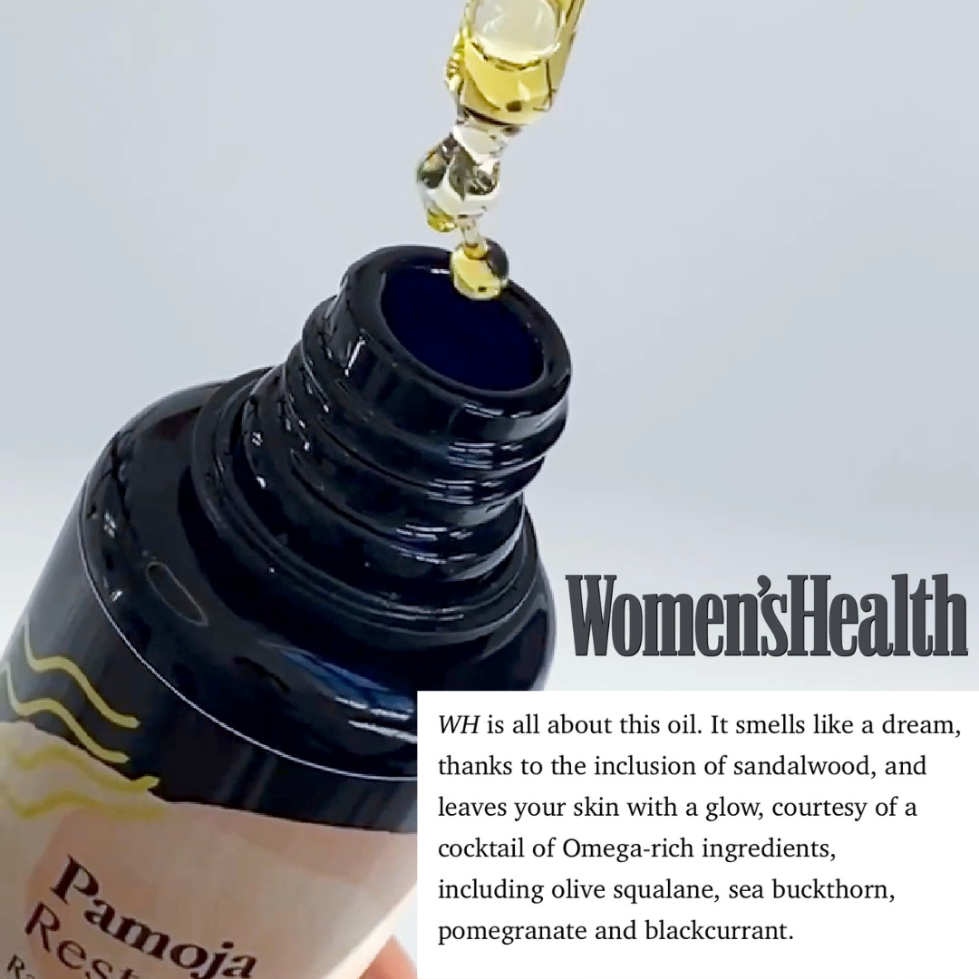 Press release from Women's Health Magazine praising Restore Radiance Booster natural facial oil.